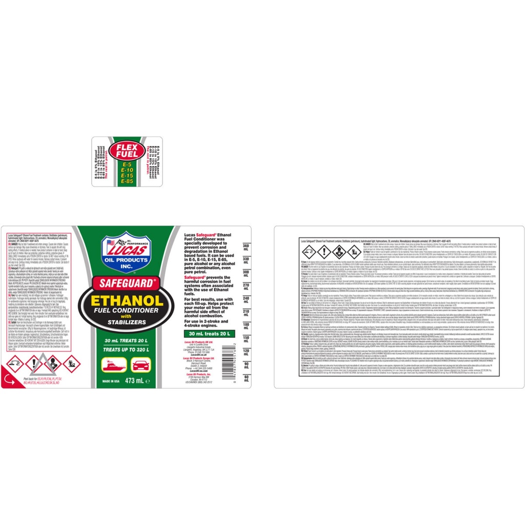 Lucas Oil Safeguard Ethanol Fuel Conditioner With Stabilisers
