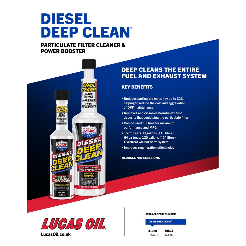 Lucas Oil Diesel Deep Clean & Power Booster