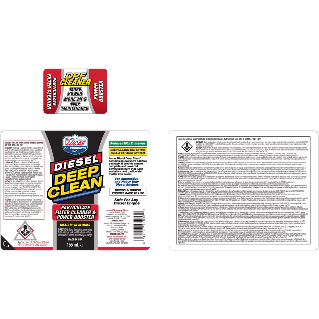 Lucas Oil Diesel Deep Clean & Power Booster