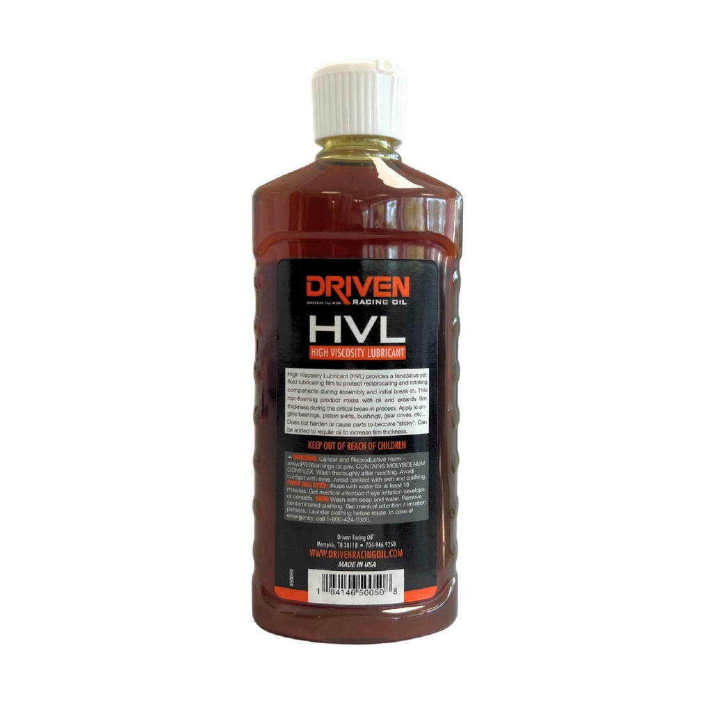 Driven Racing Oil High Viscosity Engine Assembly Lubricant