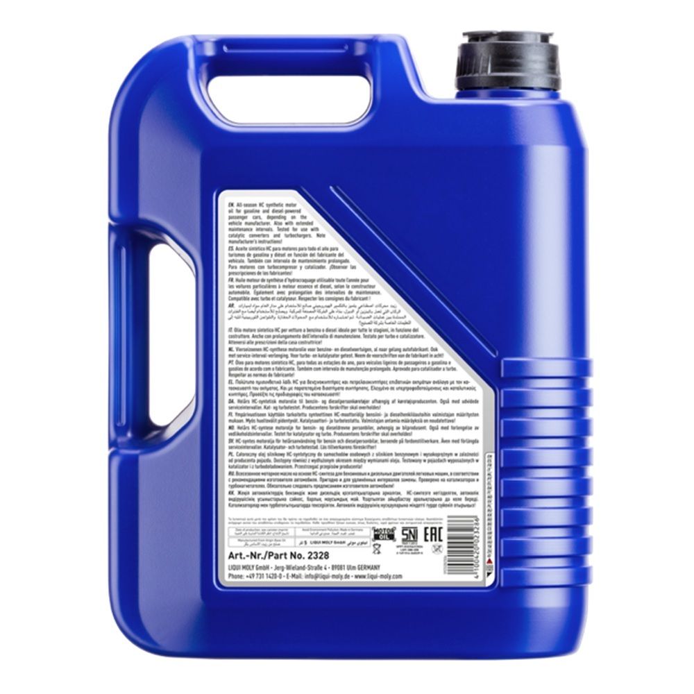 Liqui Moly Leichtlauf High Tech 5W40 Synthetic Engine Oil