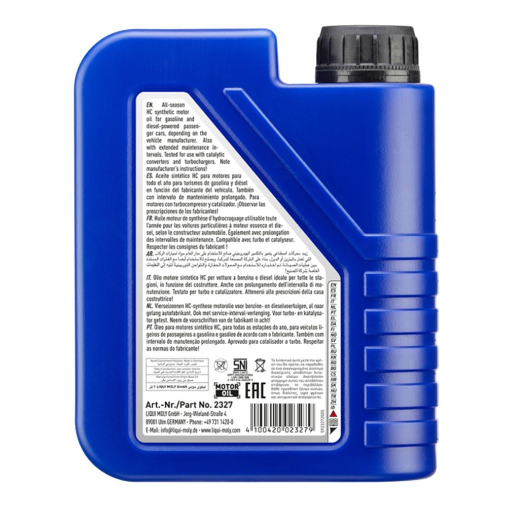 Liqui Moly Leichtlauf High Tech 5W40 Synthetic Engine Oil