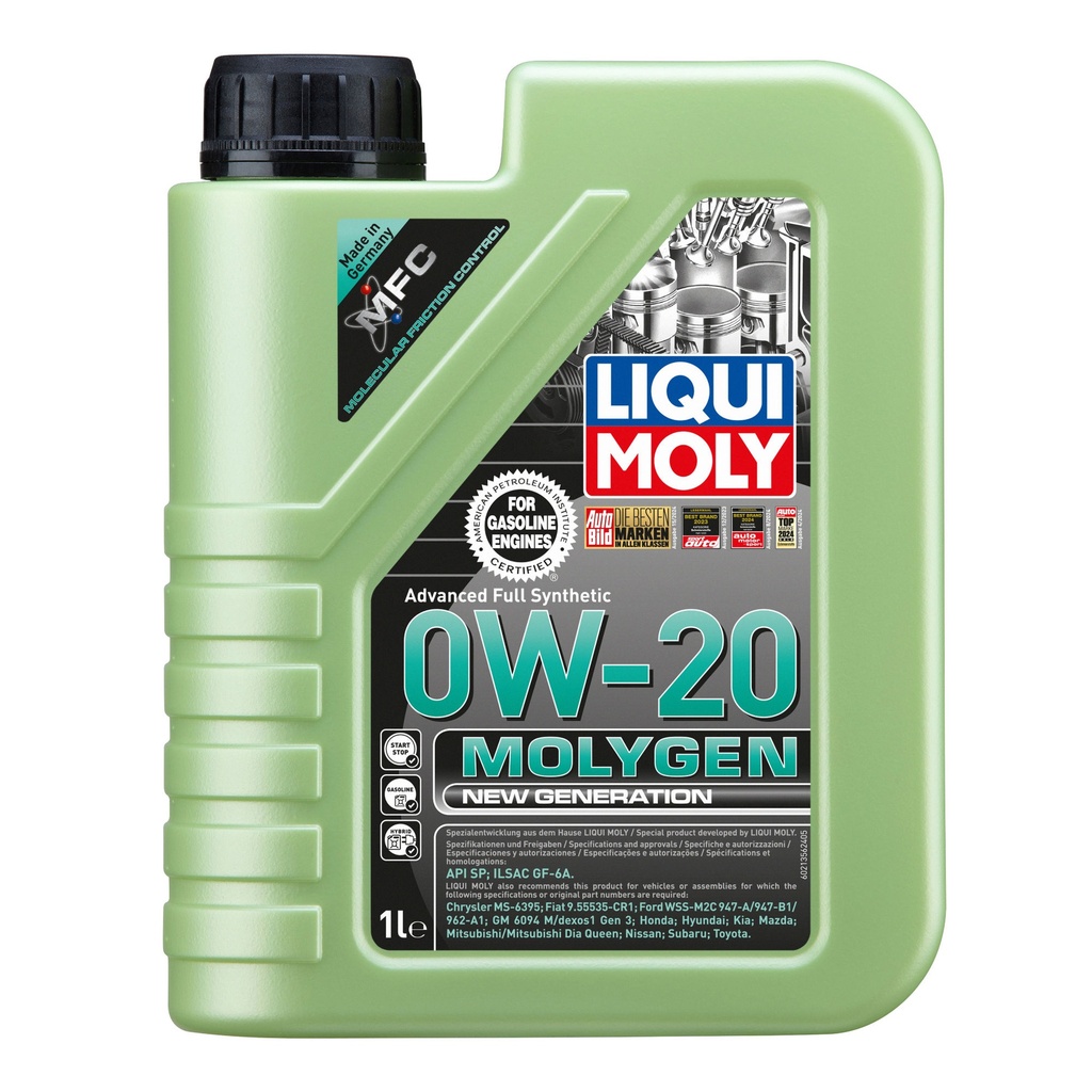 Liqui Moly Molygen 0W20 Synthetic Engine Oil
