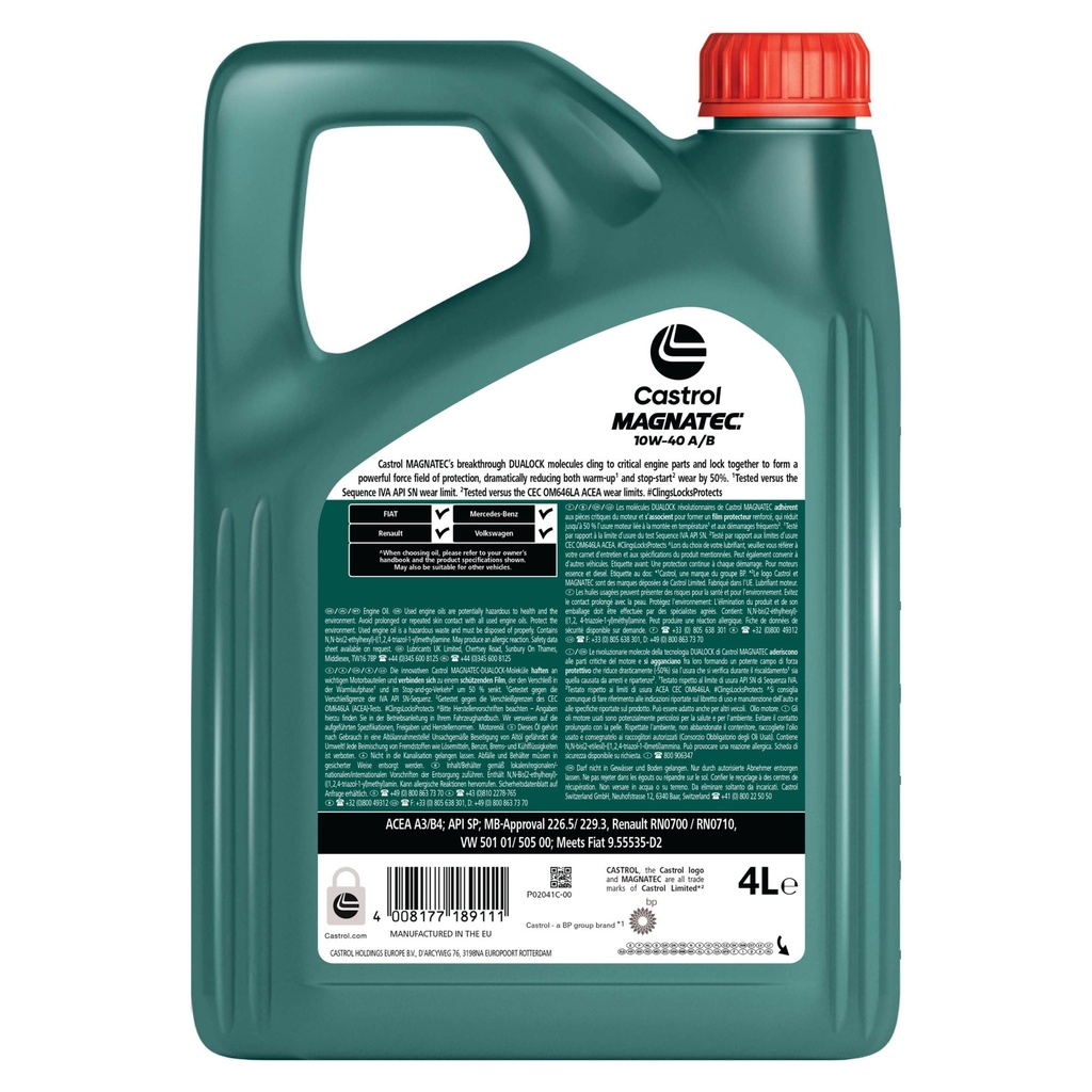 Castrol Magnatec 10W40 A/B Engine Oil