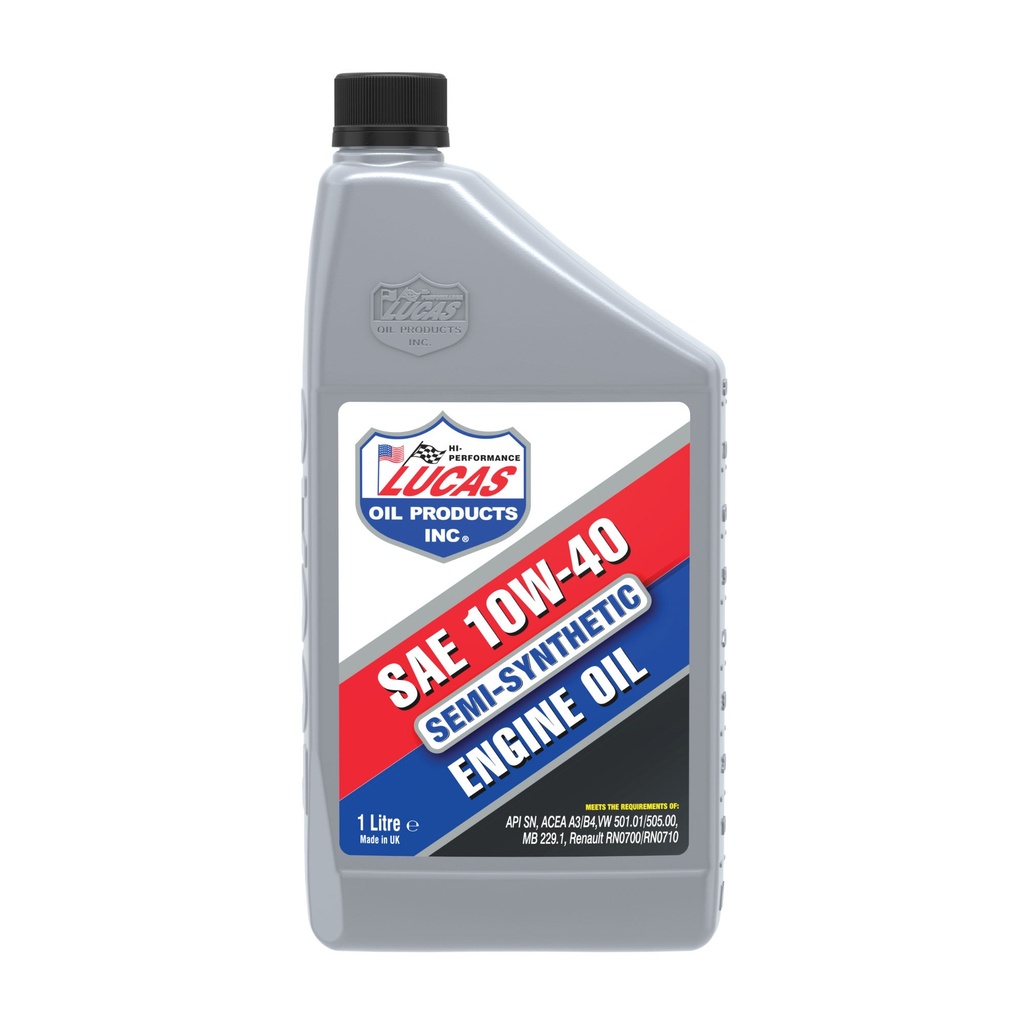 Lucas Oil Semi-Synthetic 10W40 Engine Oil