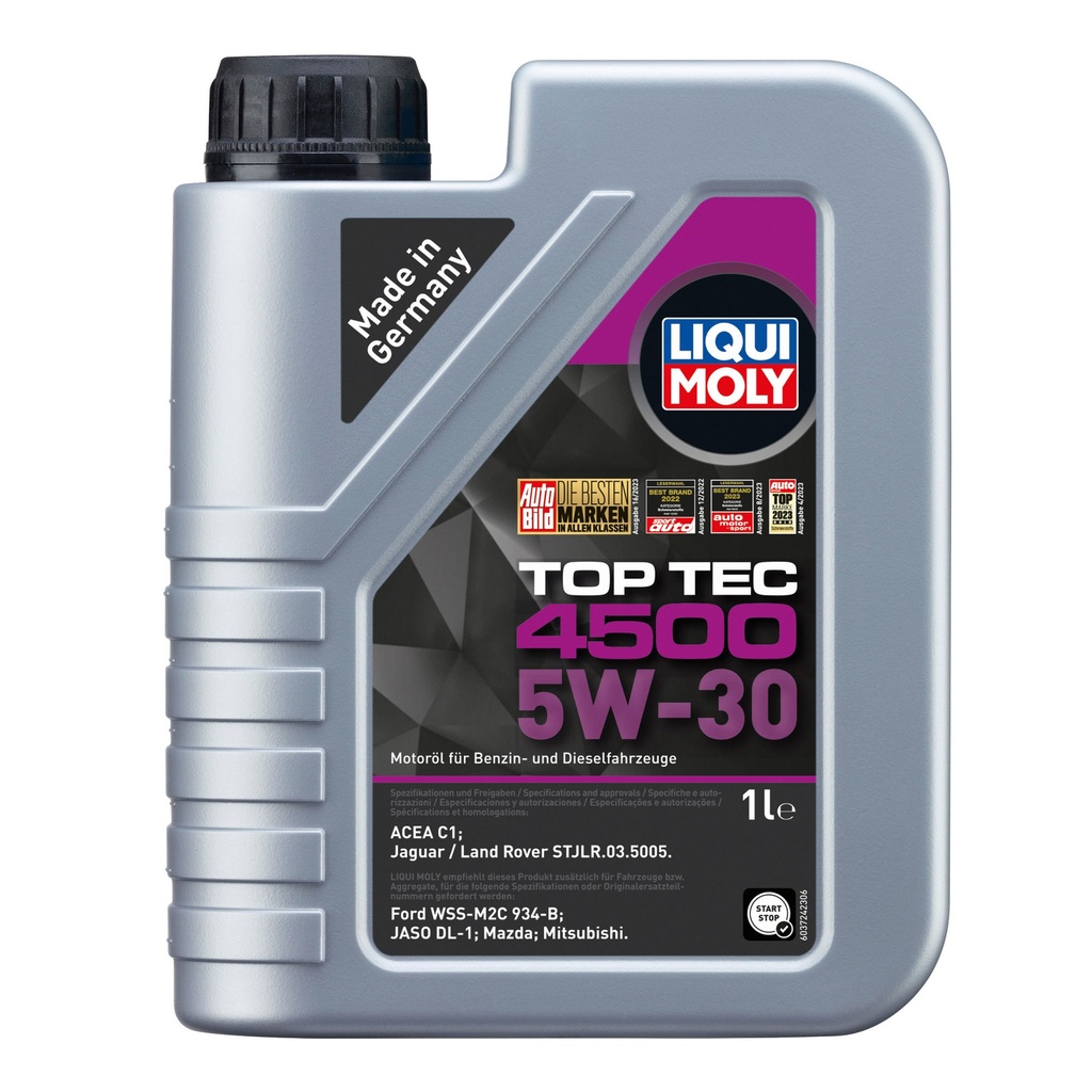 Liqui Moly Top Tec 4500 5W30 Synthetic Technology Engine Oil