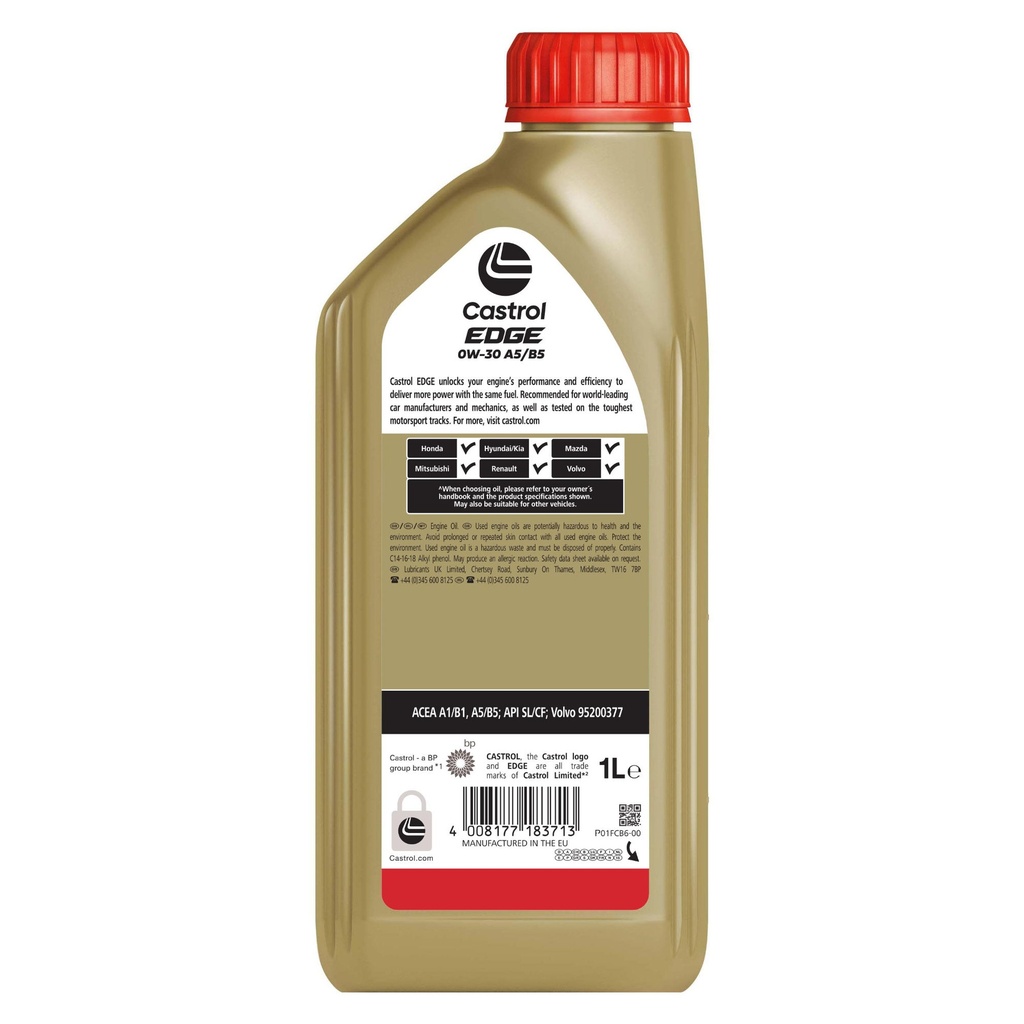 Castrol Edge 0W30 A5/B5 Synthetic Engine Oil