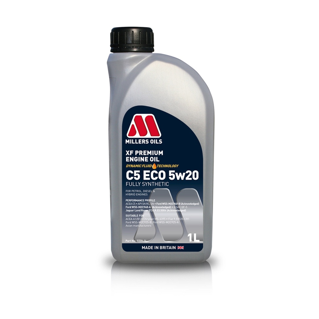 Millers Oils XF Premium C5 ECO 5W20 Synthetic Engine Oil