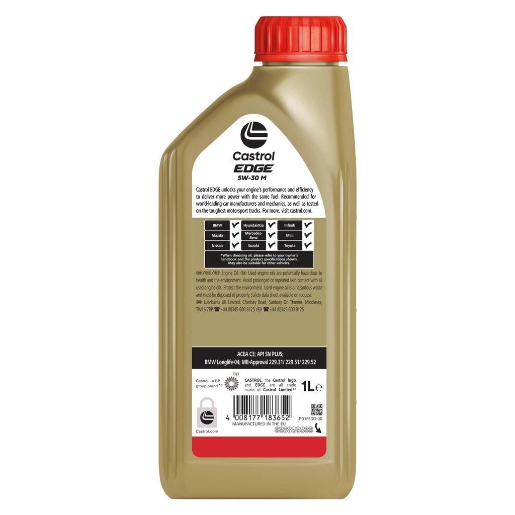 Castrol Edge 5W30 M Synthetic Engine Oil