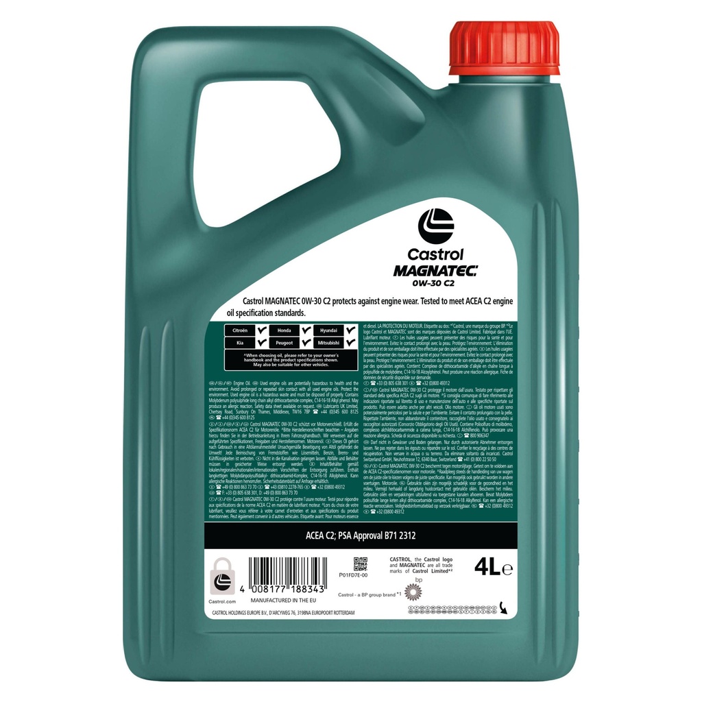 Castrol Magnatec 0W30 C2 Engine Oil