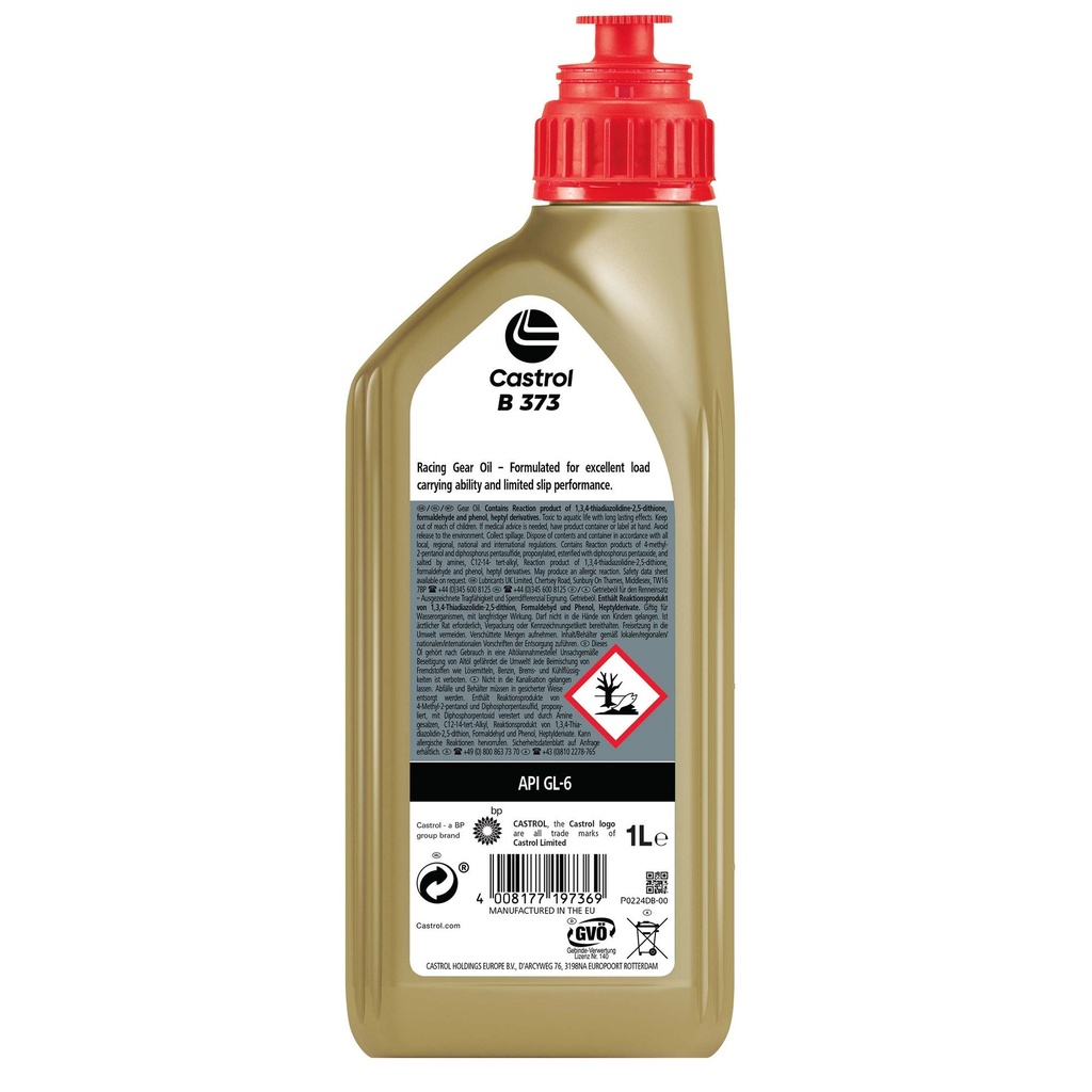 Castrol B373 LSD Diff Oil