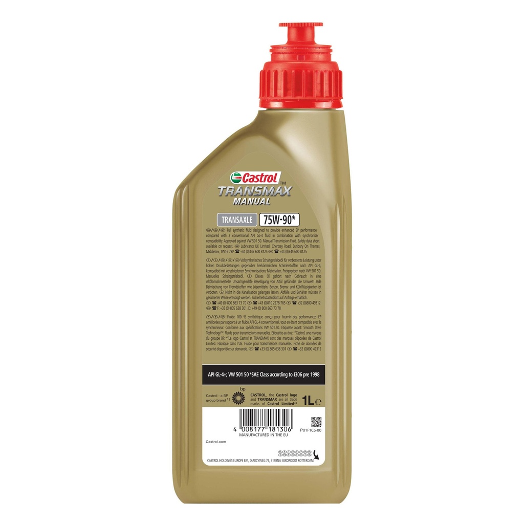 Castrol Transmax Manual Transaxle 75W90 Gear Oil