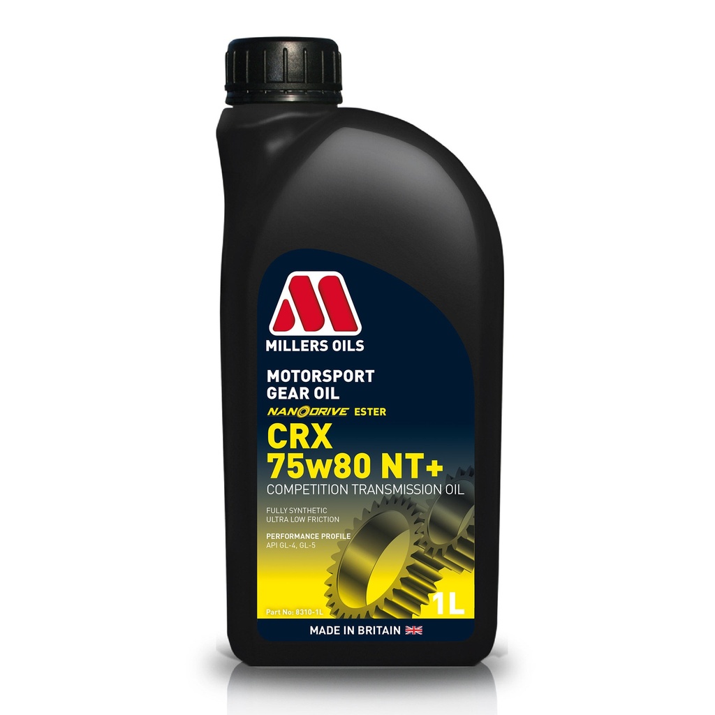 Millers Oils CRX NT+ Nanodrive 75W80 Synthetic Gear Oil