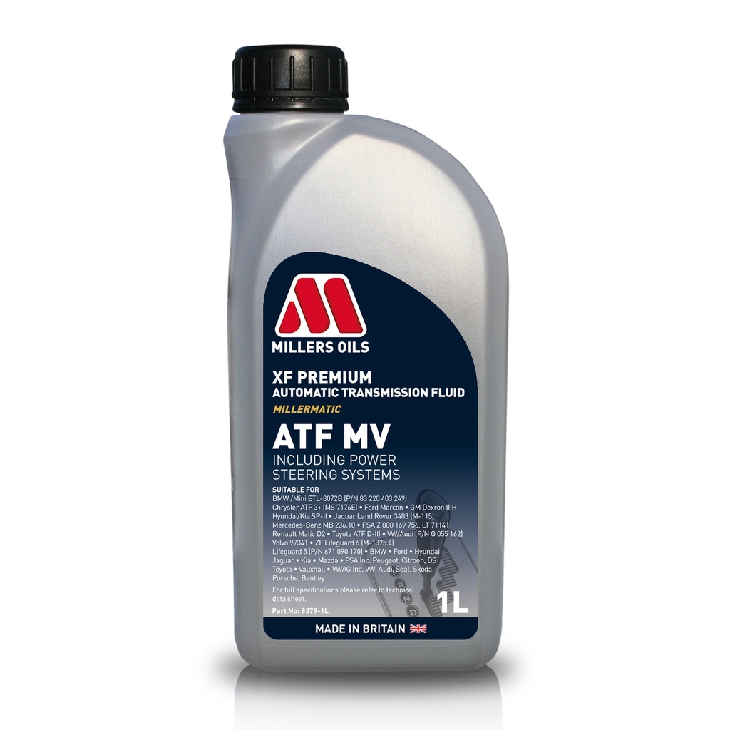 Millers Oils XF Premium ATF MV Automatic Transmission Fluid