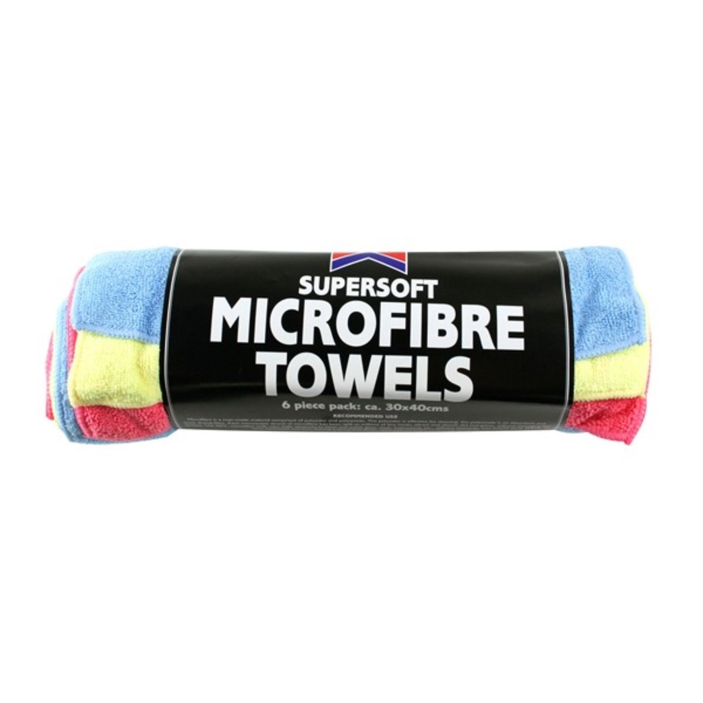 Kent Car Care Super Soft Microfibre Towel Pack