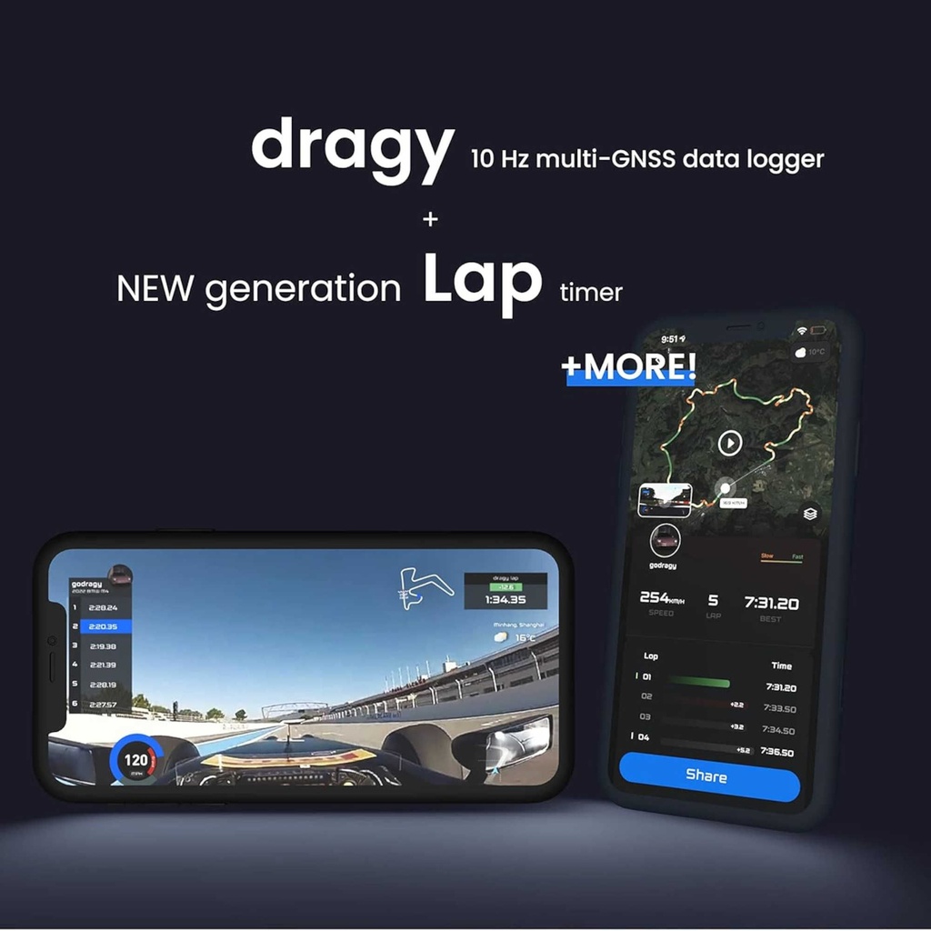 Dragy DRG70C GPS Performance Box