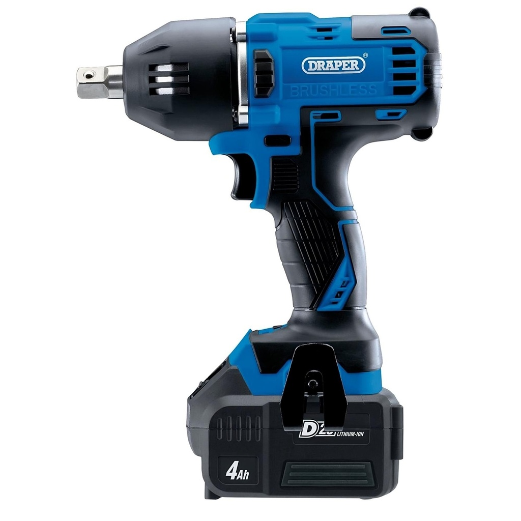 Draper D20 20V 1/2" Sq. Drive Mid-Torque Impact Wrench (400Nm) - 99251