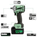 Kielder 18V 1/2" Sq Drive 400Nm Ultra Compact Impact Wrench