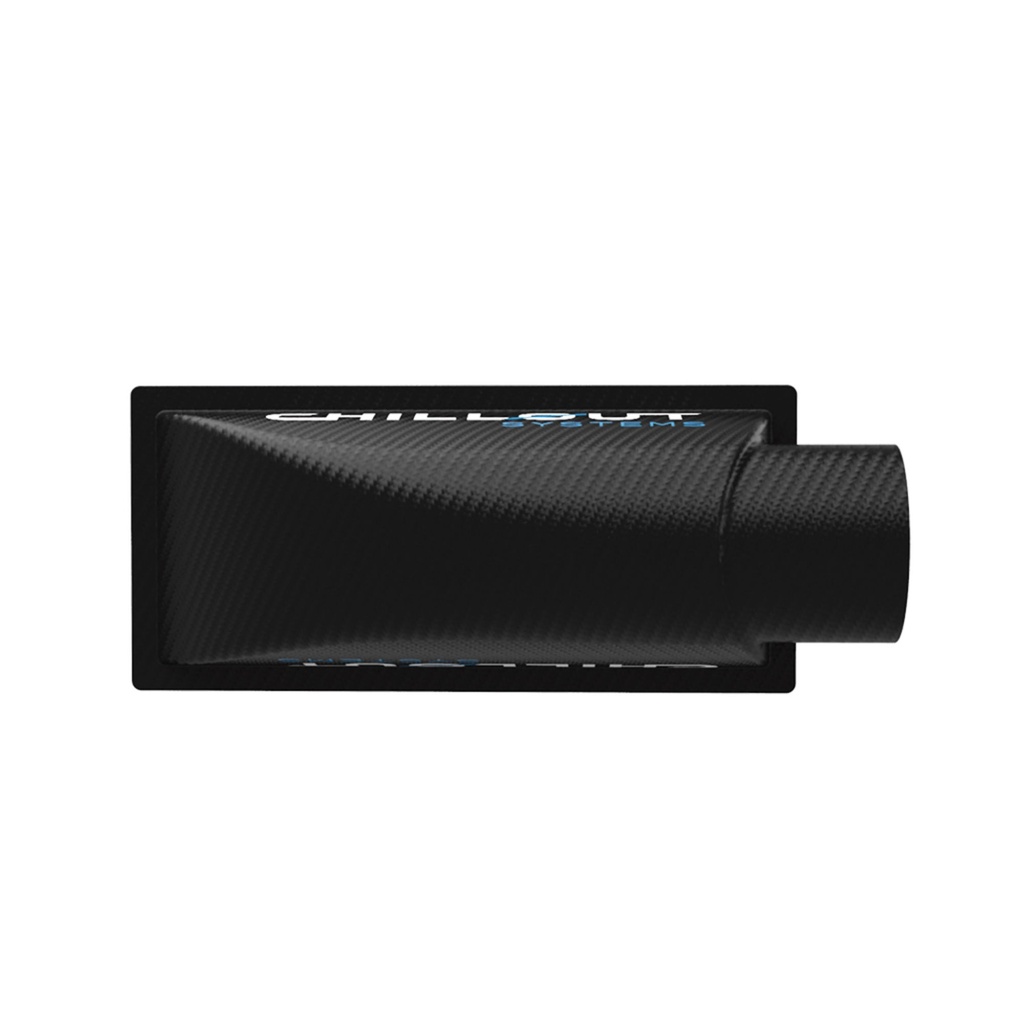 ChillOut Motorsports Quantum Cooler 90 Degree Carbon Fibre Air Plenum