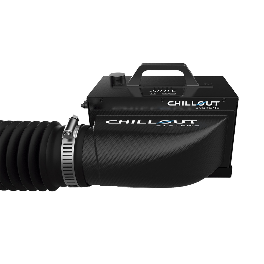 ChillOut Motorsports Quantum Cooler 90 Degree Carbon Fibre Air Plenum
