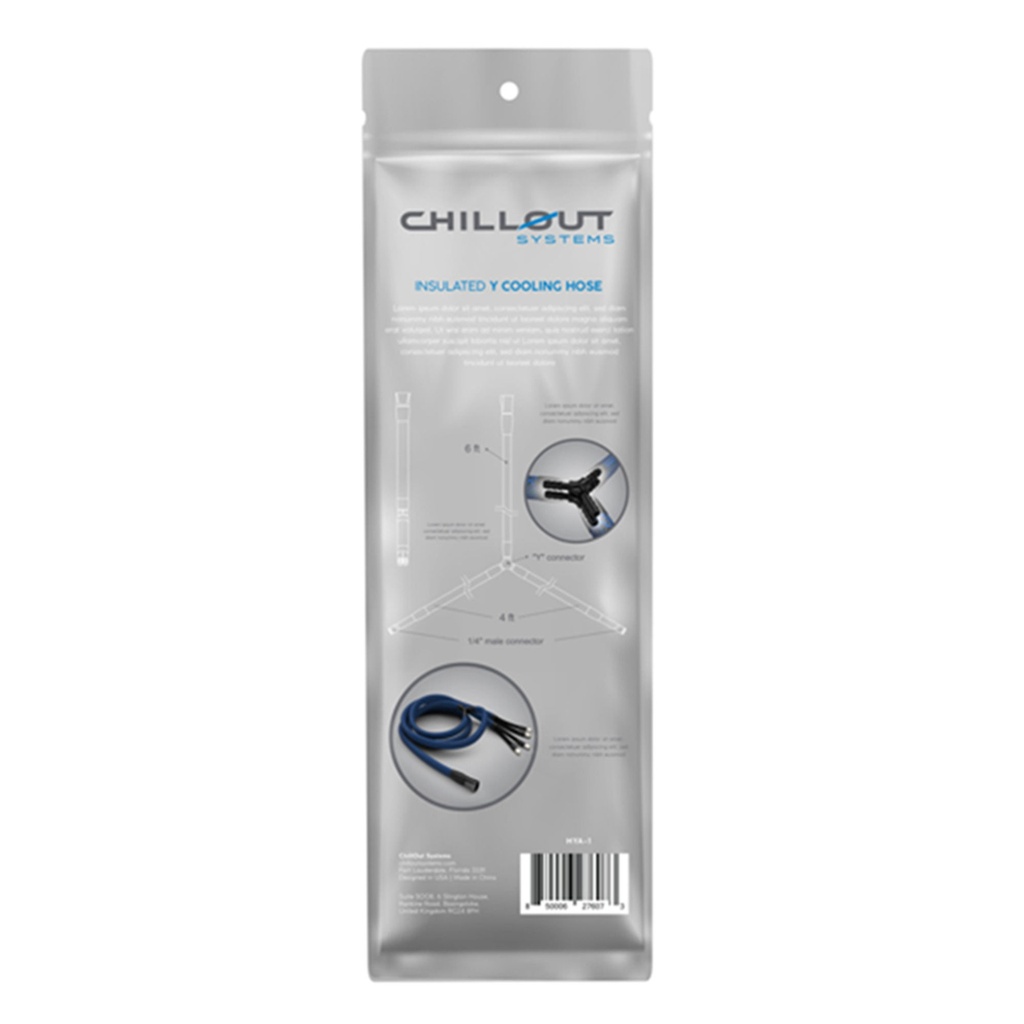 ChillOut Motorsports Insulated Y Coolant Hose For Multiple Cooling Shirts