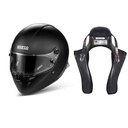 Sparco Stealth RF Helmet & Stand21 Club Series FHR Device Package