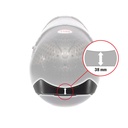 Bell Rear Spoiler For Bell HP7/RS7/HP5/GT5/KC7 Helmets In Clear