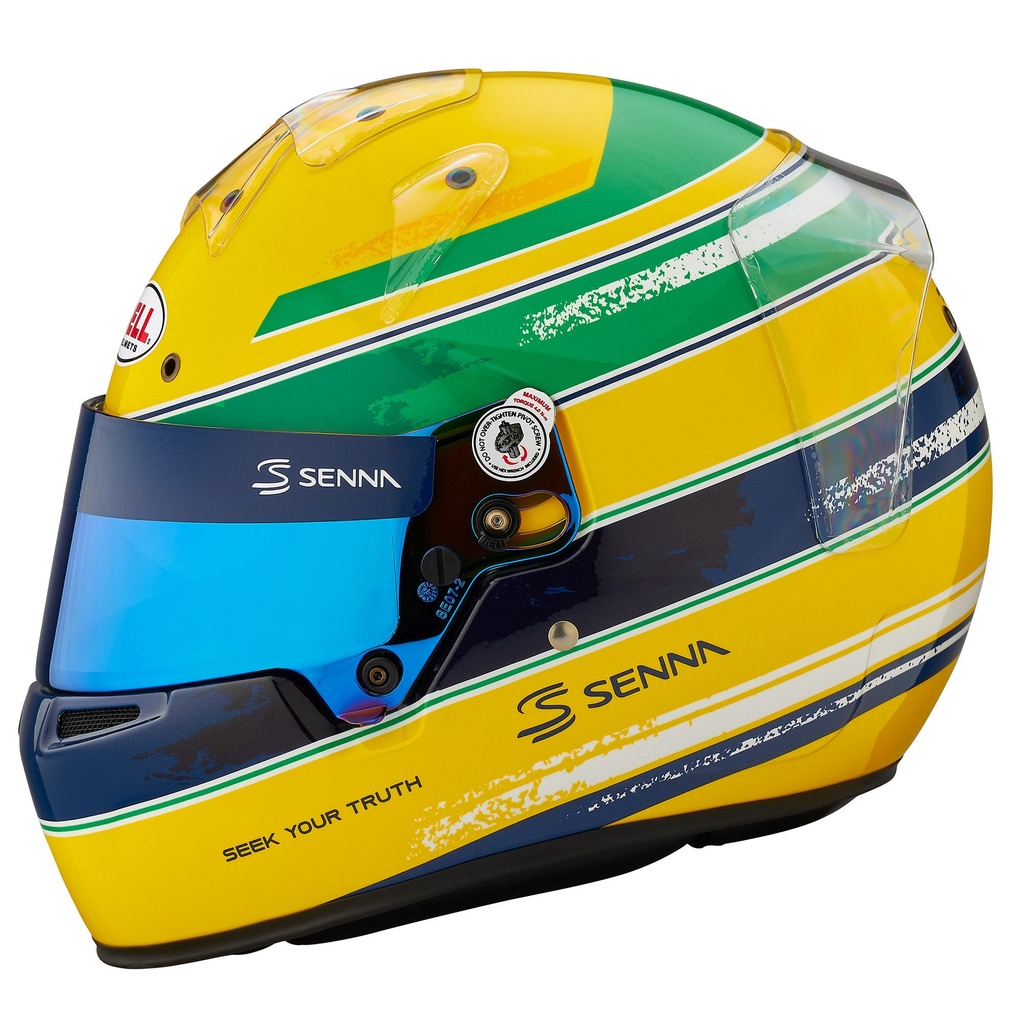 Bell KC7-CMR Kart Helmet - Ayrton Senna