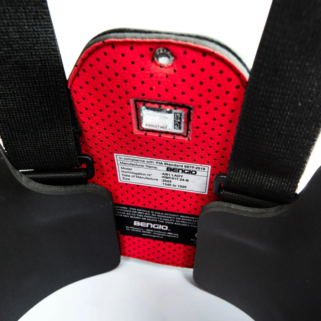 Bengio AB1 Lady Carbon Karting Rib Protector