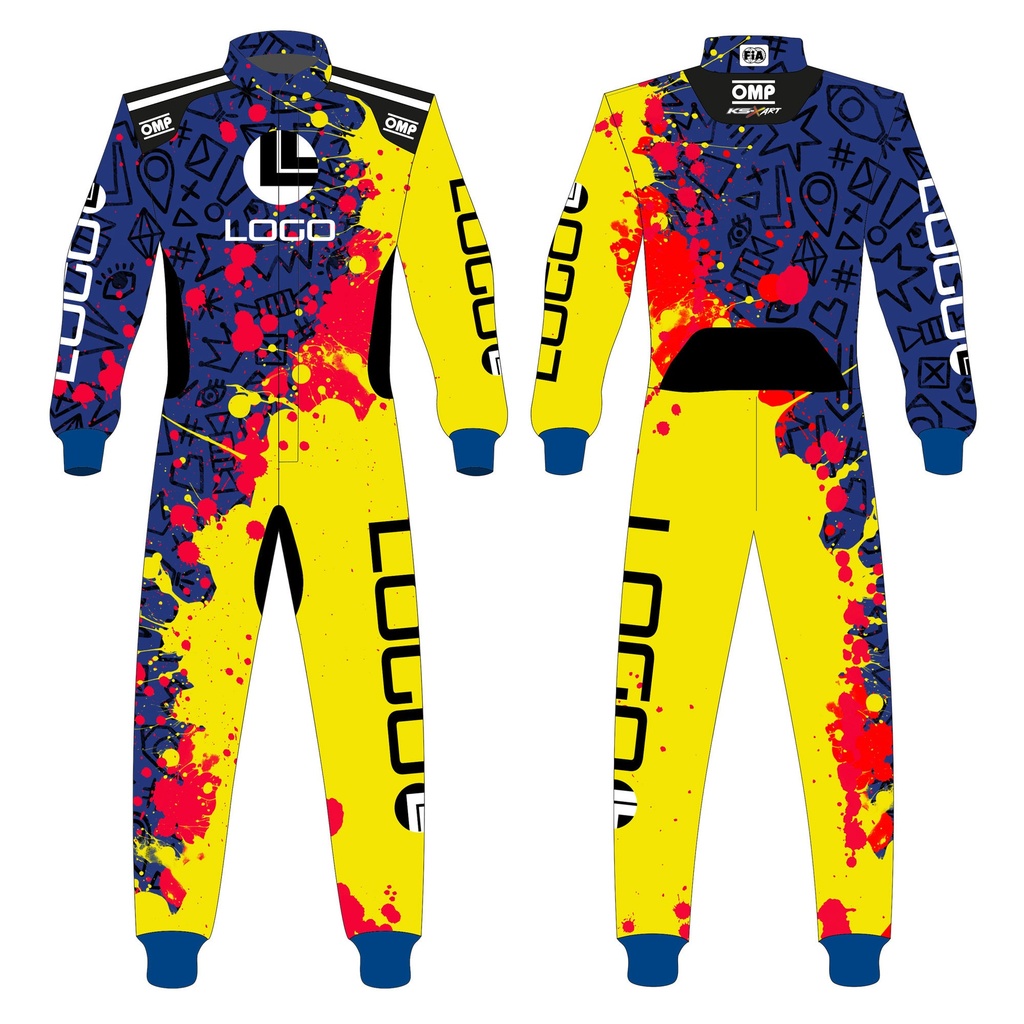 OMP KS-X Art Custom Design Kart Suit
