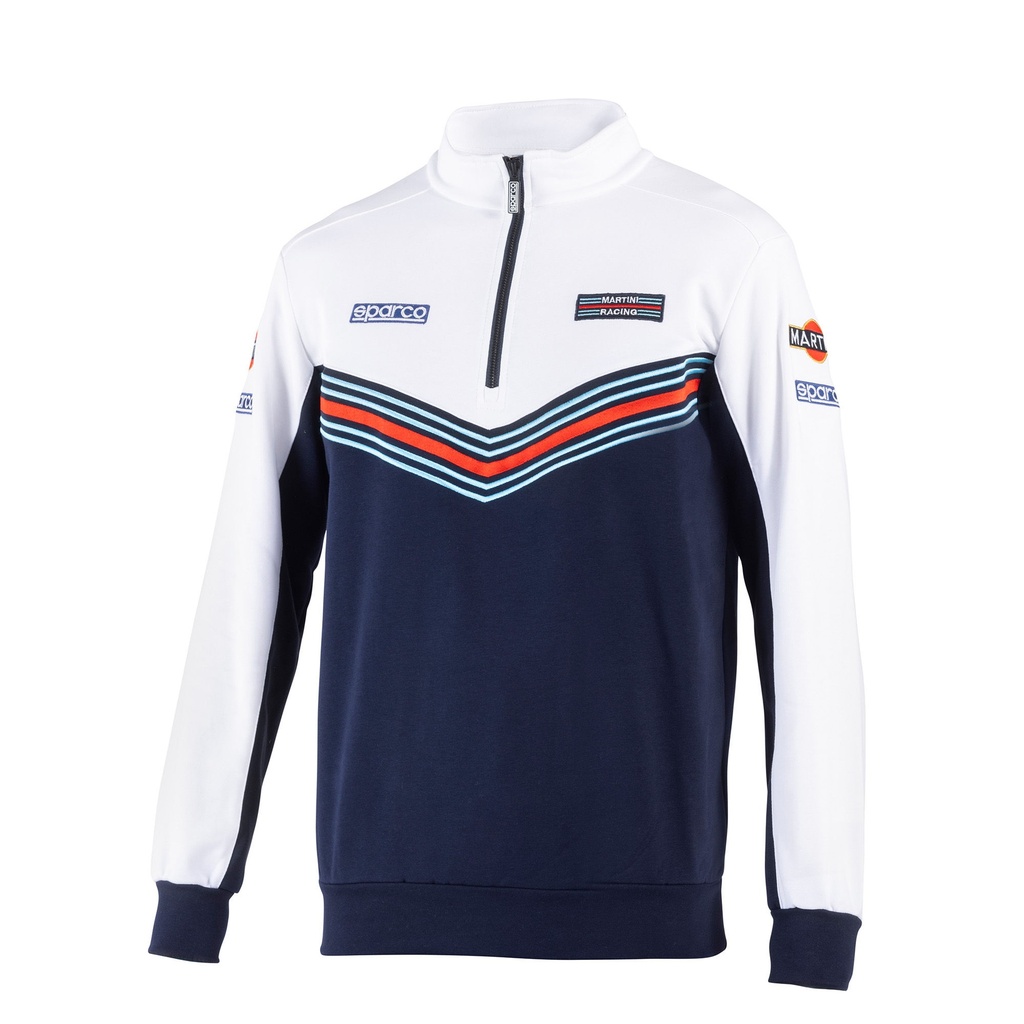 Sparco Martini Racing Half Zip Sweatshirt