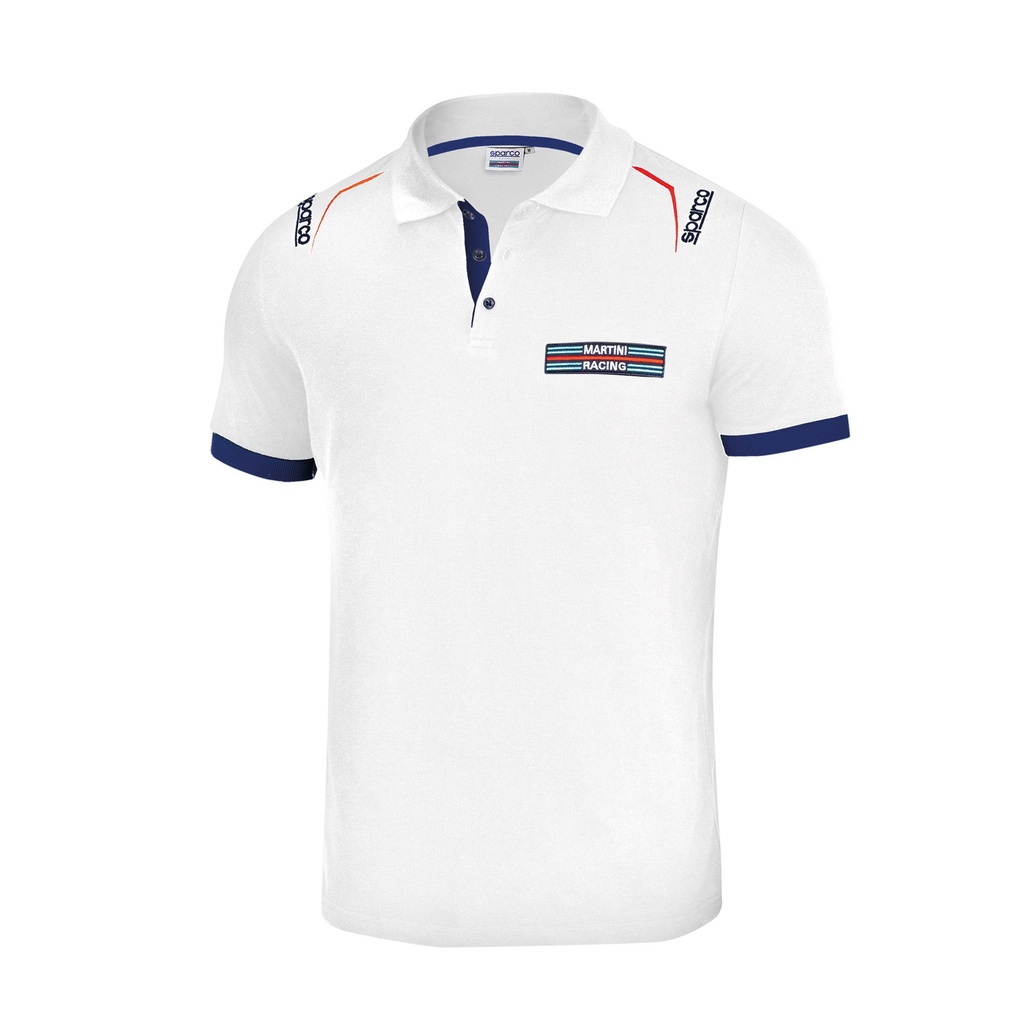 Sparco Martini Racing Embroidered Polo Shirt