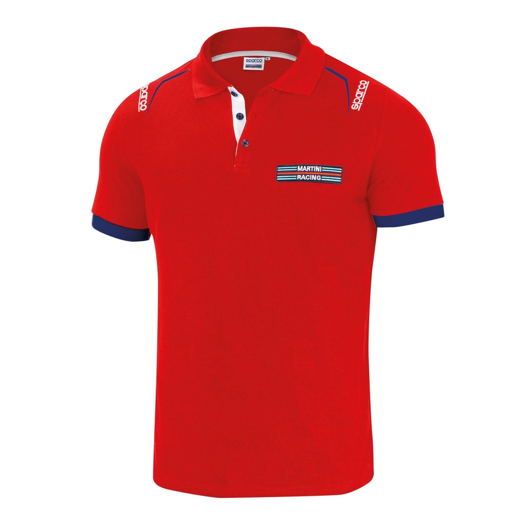 Sparco Martini Racing Embroidered Polo Shirt