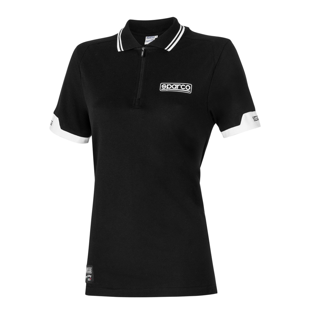 Sparco Womens Zip Polo Shirt