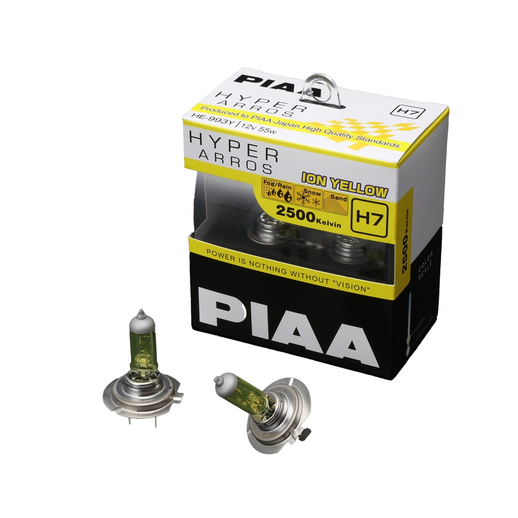 PIAA Hyper Arros 2500K Ion Yellow Headlight Bulbs (Pair)