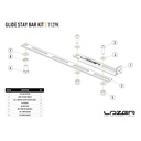 Lazer Lamps Stay Bar Kit For Glide Light Bar