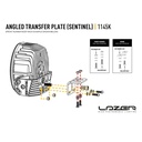 Lazer Lamps Angled Transfer Plate For Sentinel Lights