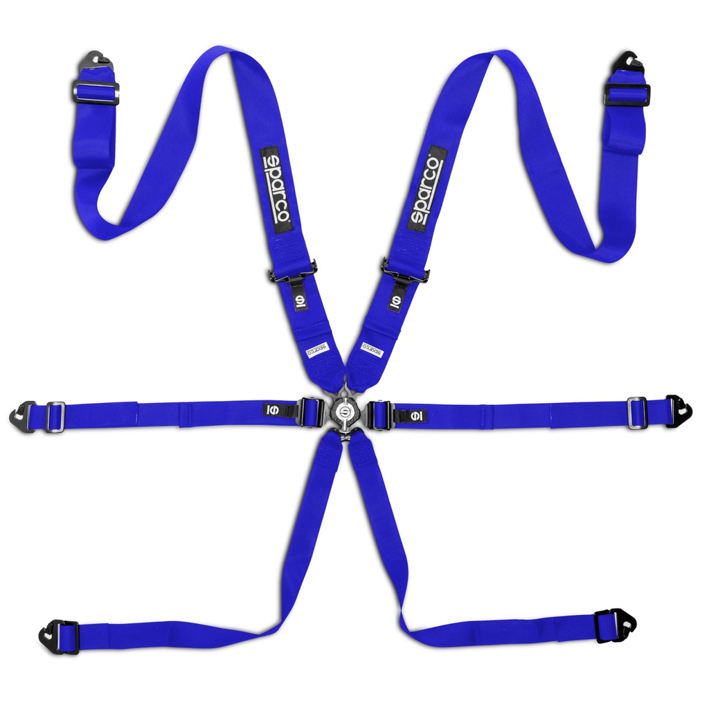 Sparco Competition H-3 Steel 6 Point harness
