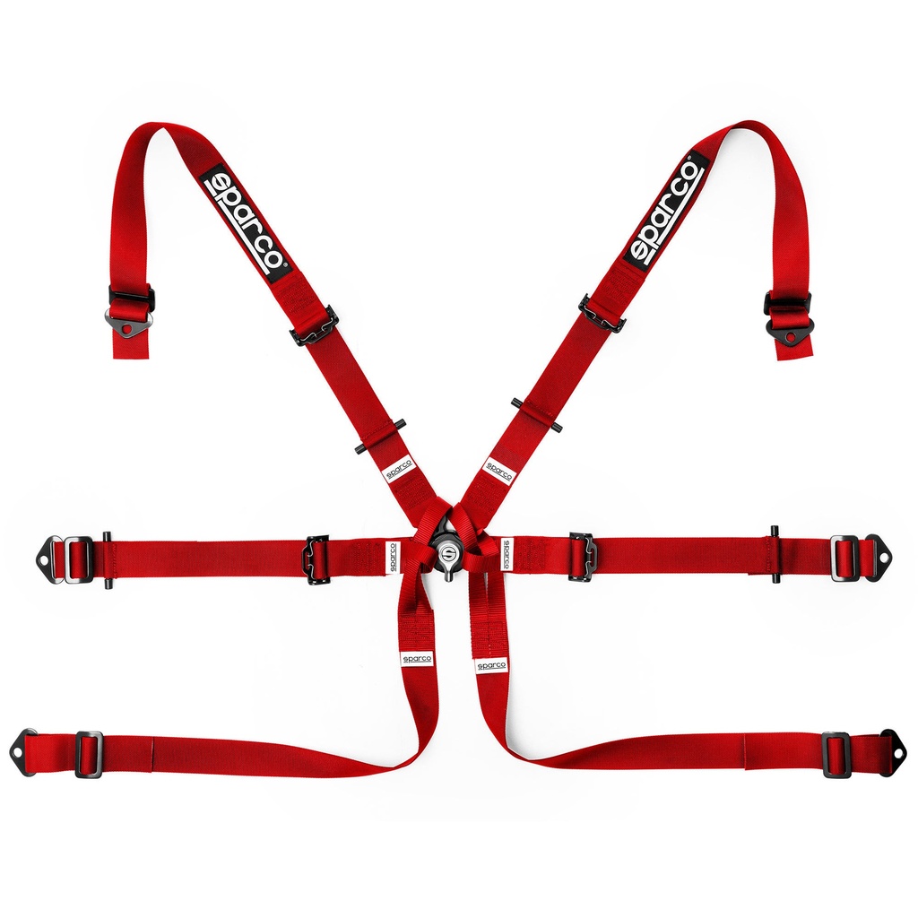 Sparco Formula H-7 6 Point Single Seater FHR Harness