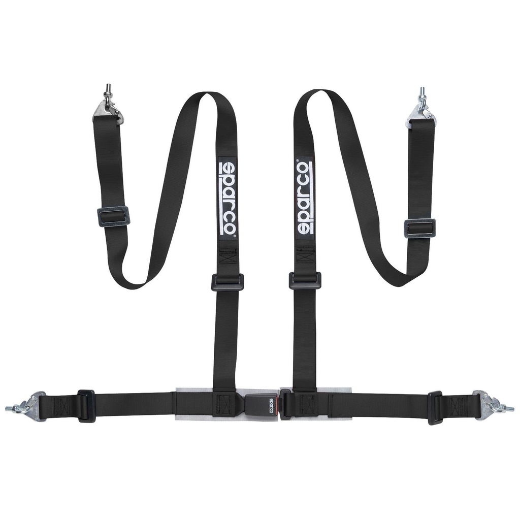 Sparco Club H-4M 4 Point Harness - Clip In