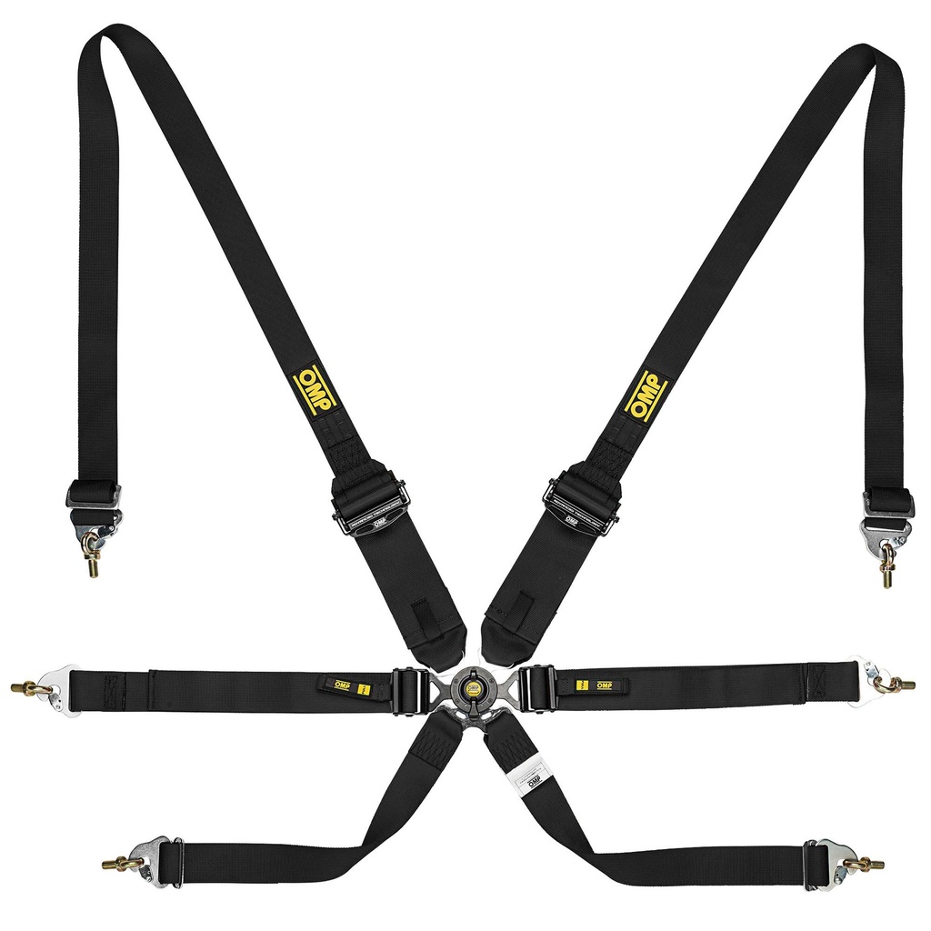 OMP One 3+2 Endurance 6 Point Saloon Harness