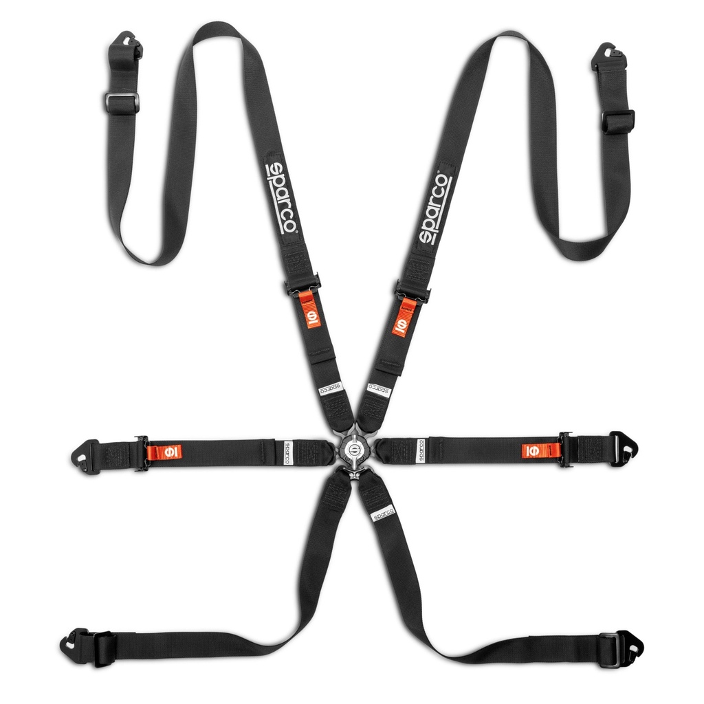 Sparco Competition H-2 PU 6 Point Harness