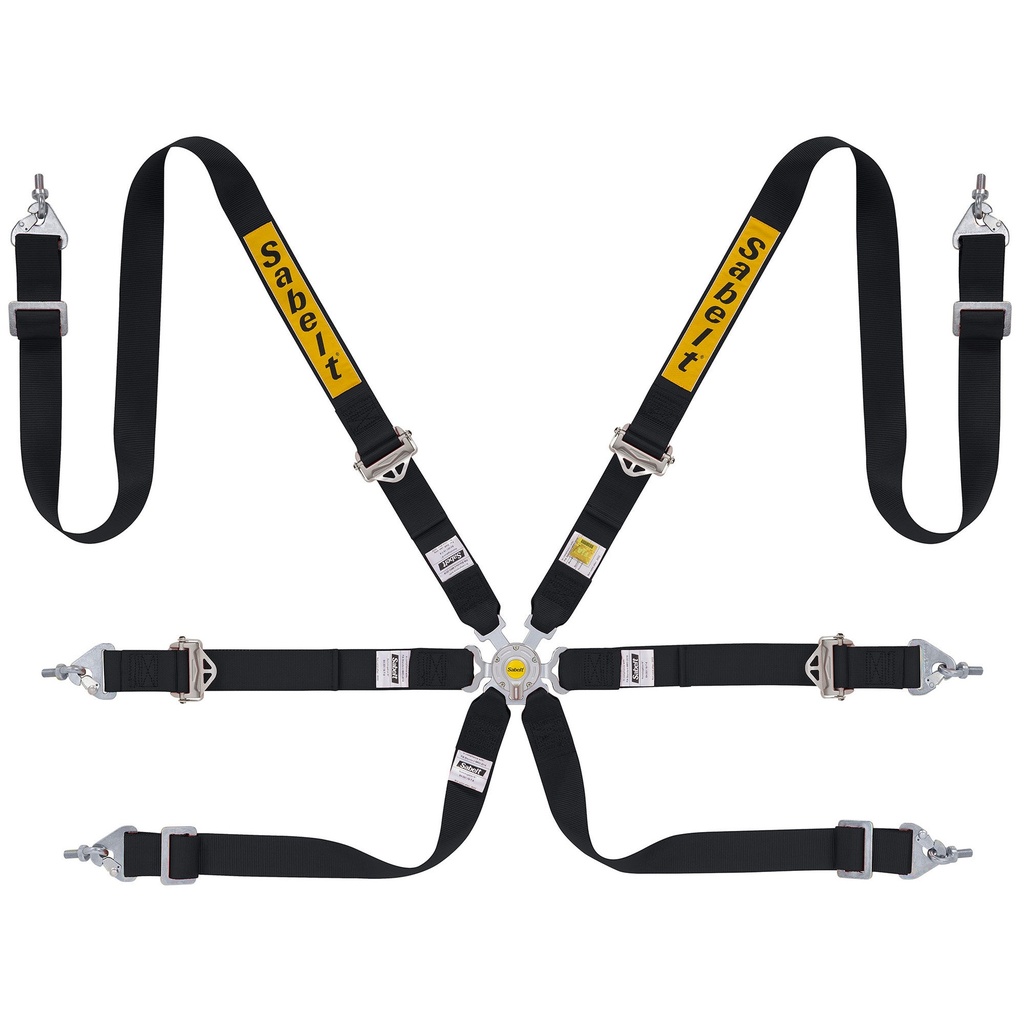Sabelt Silver Saloon / Rally 6 Point Harness