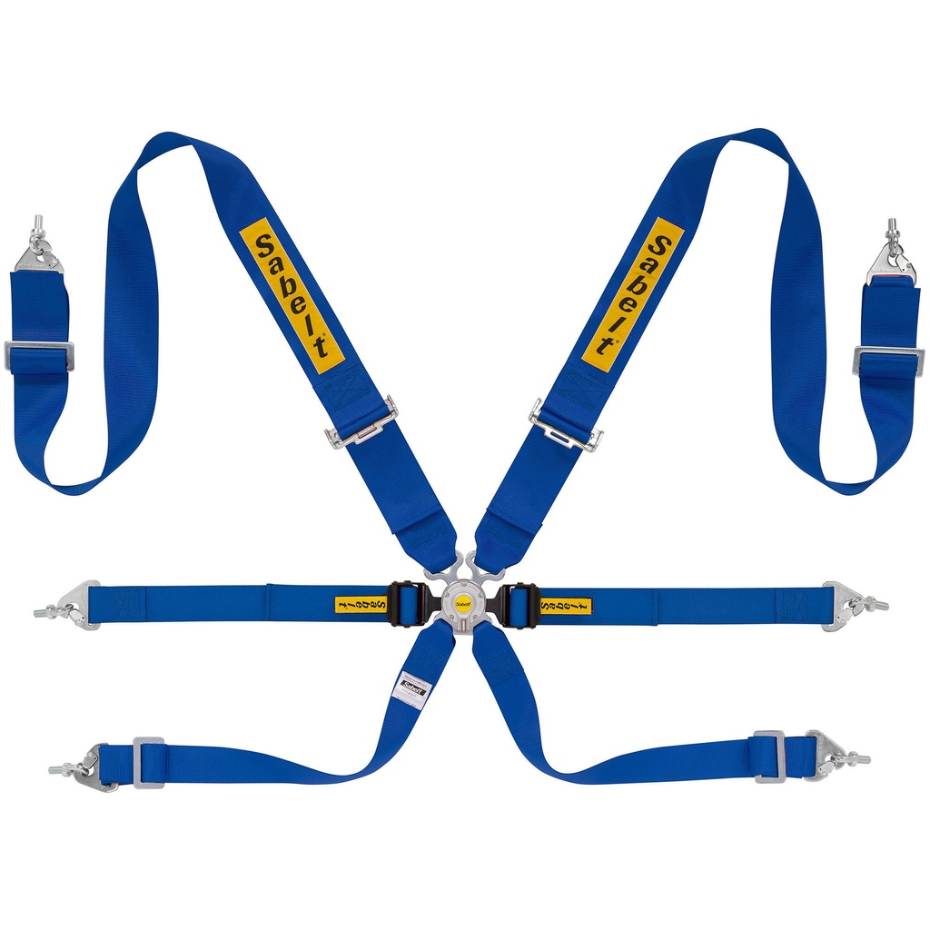 Sabelt Steel Rally 3x2 6 Point Harness