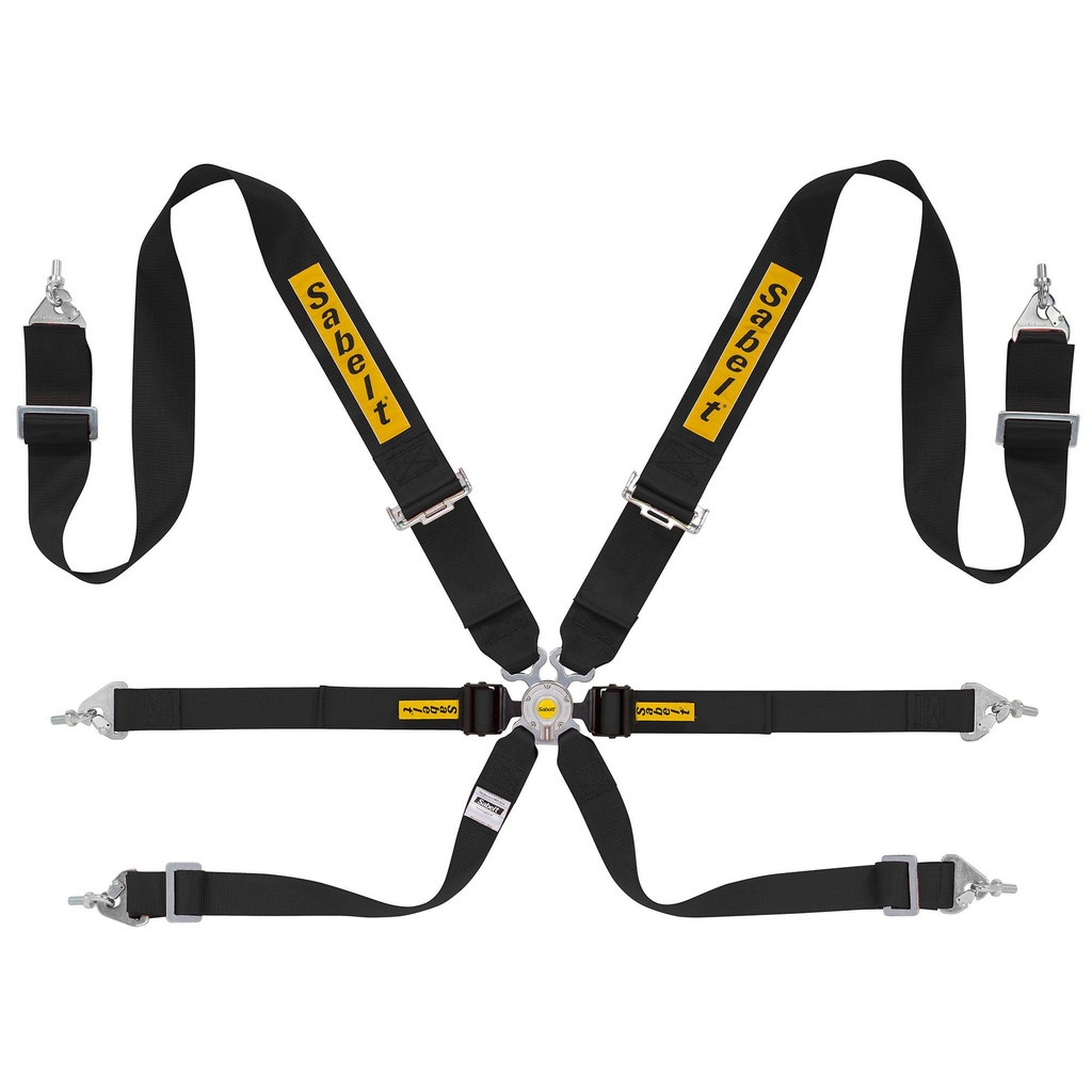 Sabelt Steel Rally 3x2 6 Point Harness