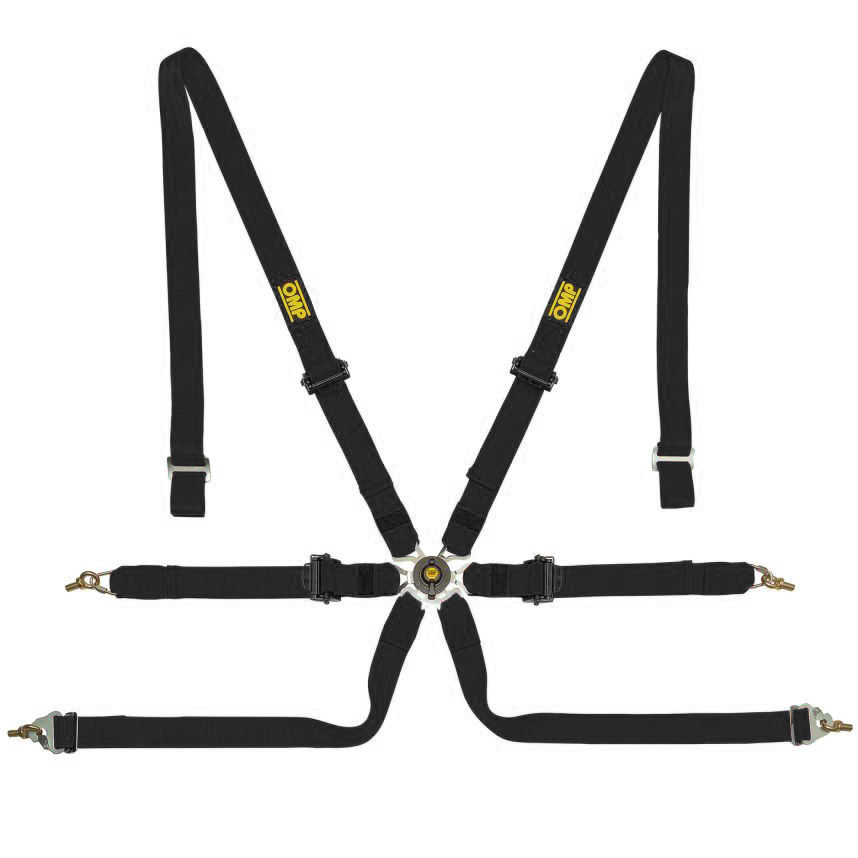 OMP One 2 Pull Down Saloon 6 Point Endurance Harness