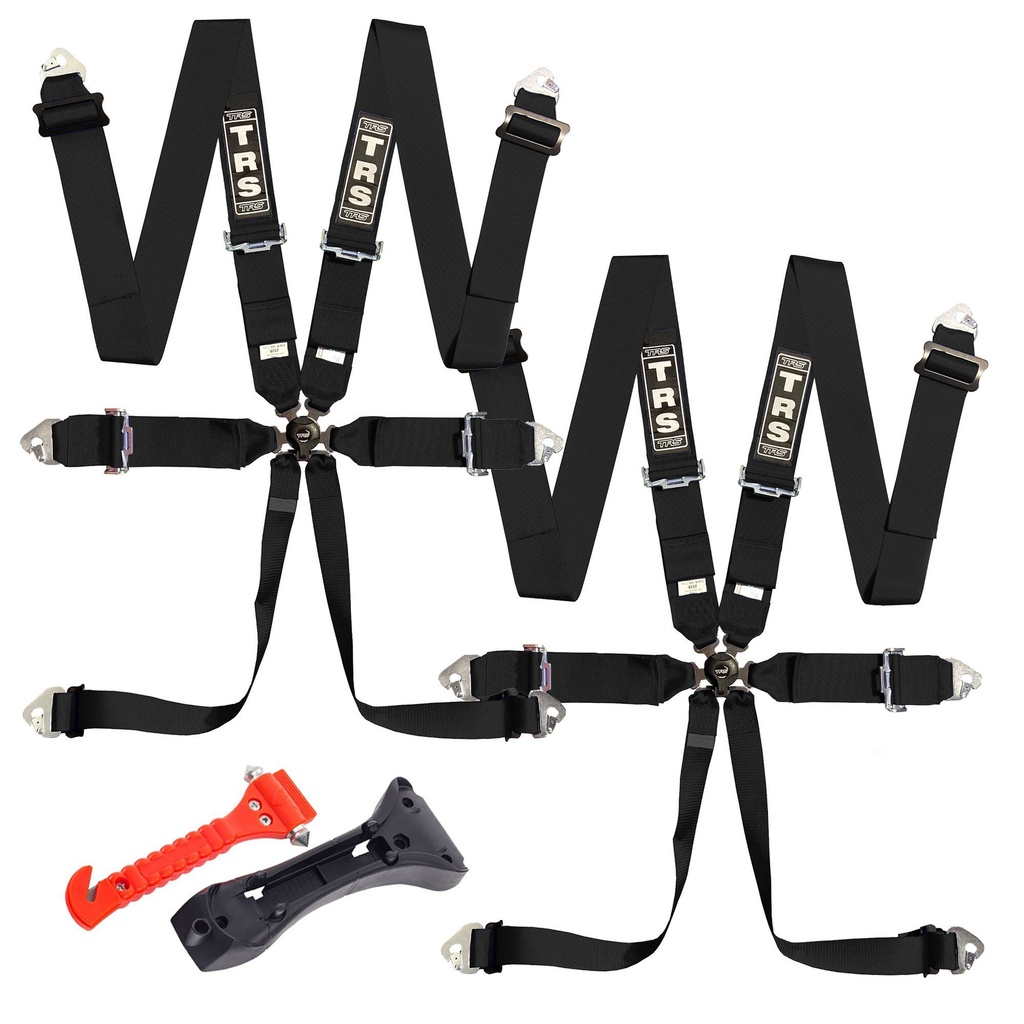 TRS Magnum 6 Point Harness Rally Pack With FREE Safety Hammer