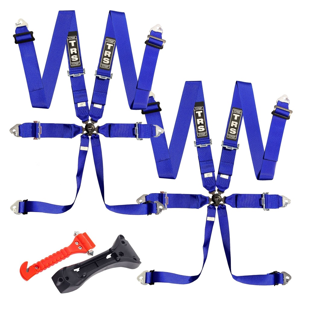 TRS Magnum 6 Point Harness Rally Pack With FREE Safety Hammer