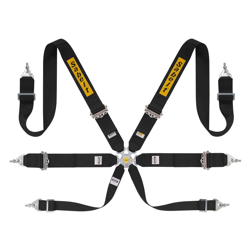 Sabelt Silver Race / Rally 3x3 6 Point Harness