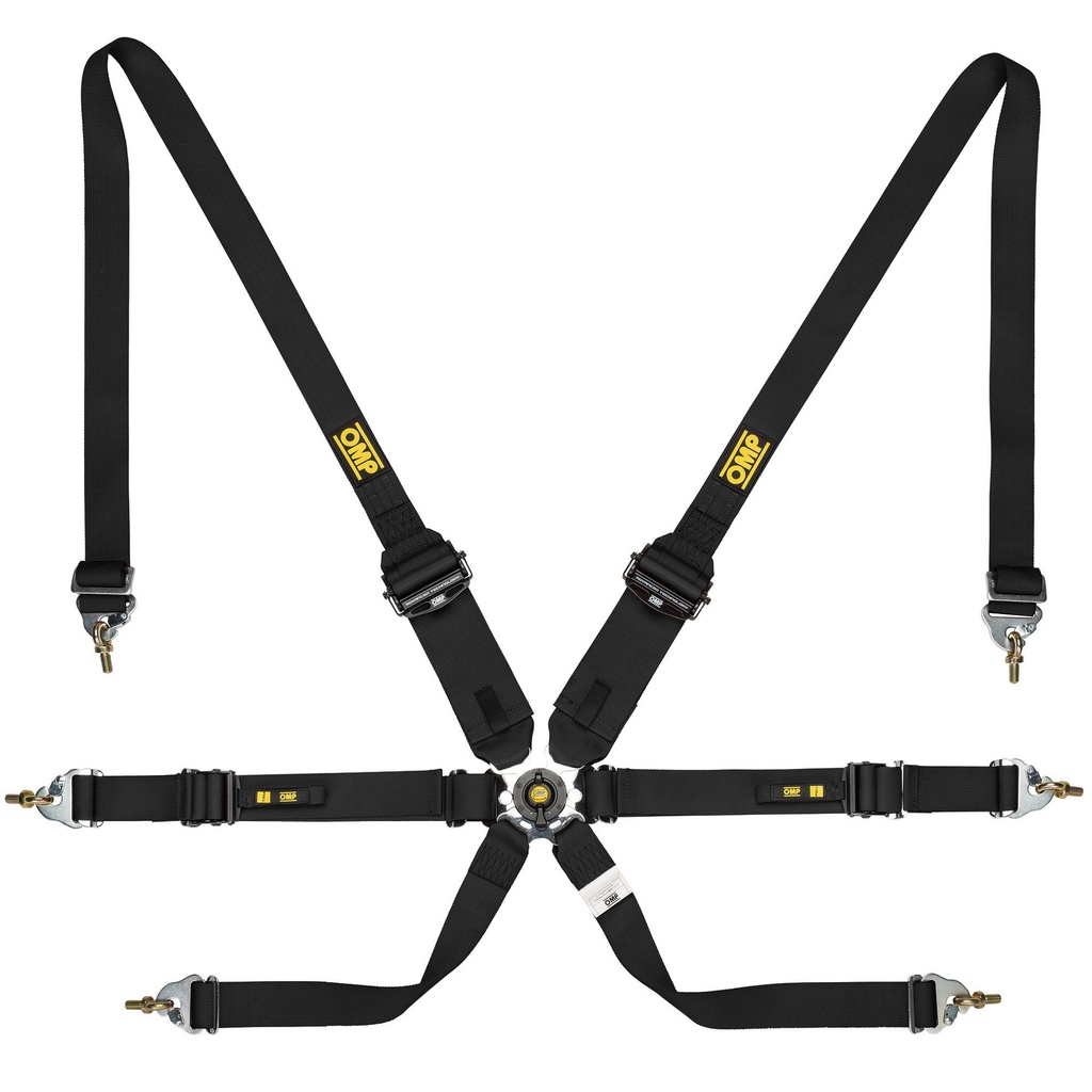 OMP One 3+2 Convertible 6 Point Saloon Harness